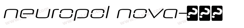 neuropol nova字体转换 neuropol nova字体转换